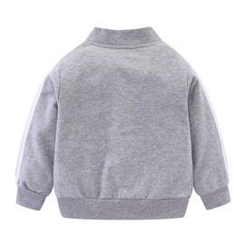 Mud Kingdom Little Boys Tracksuit for Boy Zip up Jogger Set Sweatshirt Jogging Bottoms 2-Piece Sets Yellow 6 Years