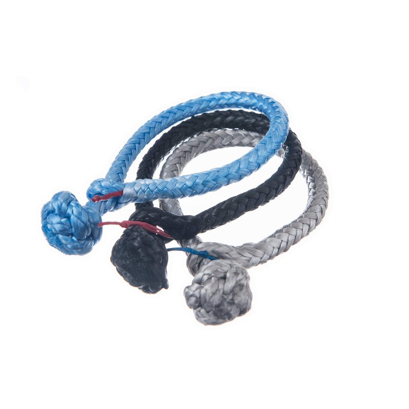 New Marine Dyneema rope shackle, 5 mm, blue, breaking load