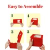 Bakepacker Red 8x8x5 Inches 36pcs Cake Boxes with Window 18-Packs