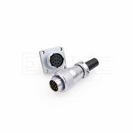 Eonvic WS16 10 Pin Aviation Plug Waterproof Plug Male Female Square Female Metal Thread Signal LED Industrial Equipment