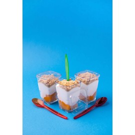 Harfield Pack of 10 Multicoloured Teaspoons Virtually Unbreakable Reusable Polycarbonate Plastic