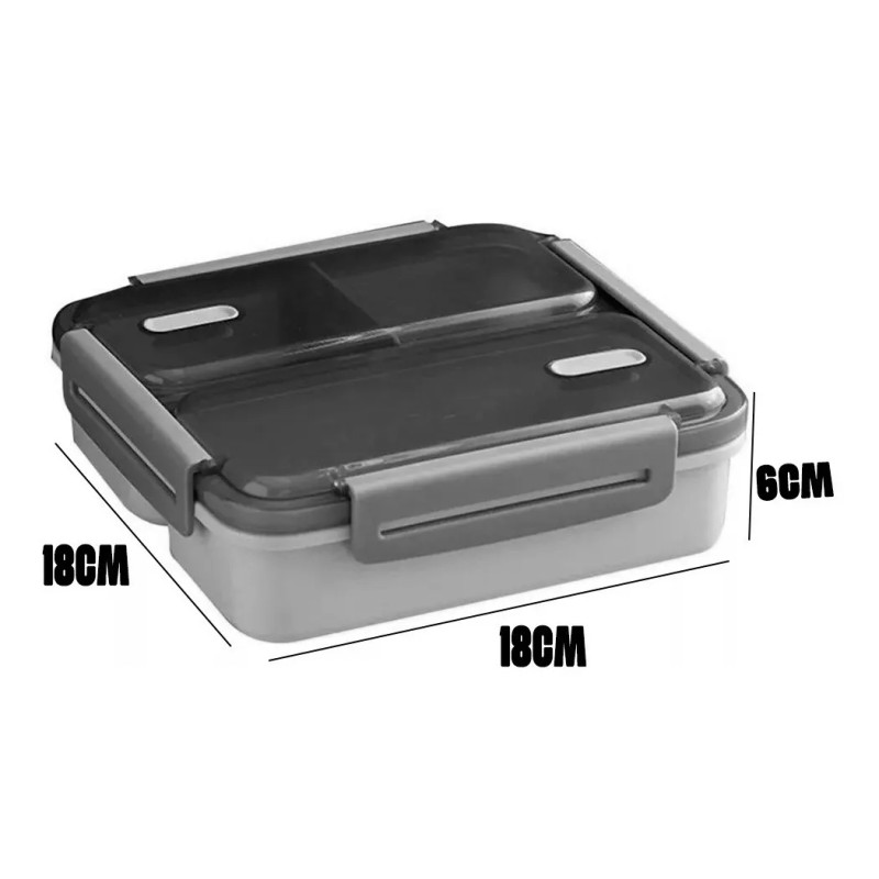 OEM Lonchera Hermetica 1.5lt Lunch Box Kawaii Cubiertos