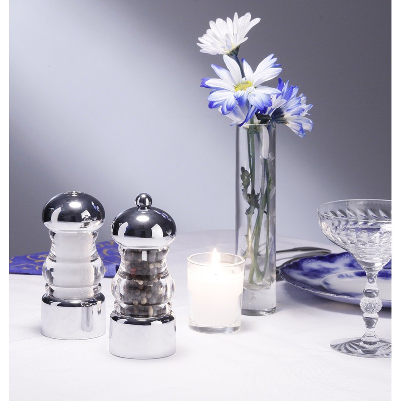 Chef Specialties 5.5 Inch Lori Pepper Mill and Salt Shaker