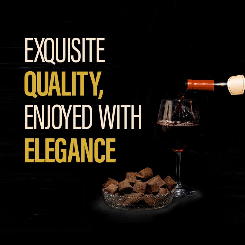 Swedish Truffles with Fine Cocoa.