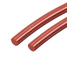 uxcell 3/8"(9mm) Soft Silicone Bending Insert Tube for Rigid Tubing 3.3ft Red 2pcs