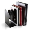 Officemate Adjustable Bookends, Expandable 4"-18", Black.