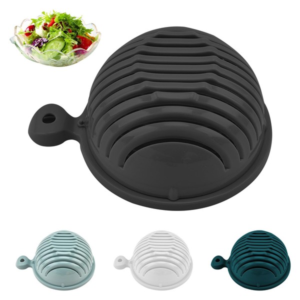 MUNSKT Fruit and Veg Cutter Bowl, Non-Stick Vegetable Chopper Slicer,Vegetable