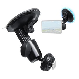 INSEETECH Windshield Suction Mount for Backup Camera Monitor - Heavy-Duty 5kg Load Capacity, Metal Construction, 360° Adjustable Ball Head, No Drill Easy Install for Car/RV/Truck