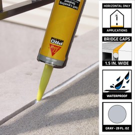 SIKA Sikaflex Self Leveling Sealant, Gray, Polyurethane, 29 fl oz, Waterproof, Self-Leveling for Sealing Horizontal Expansion Joints in Concrete