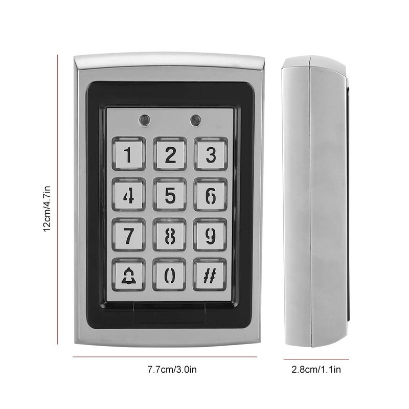 RFID 125KHz Standalone Access Control with Blue Backlit Keypad Support