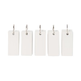 MUJI NAB13A9S Polypropylene Covered Word Cards Set of 5 Clear 100 x 5 Sets