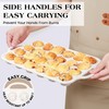 AOTASO 2 Pcs Mini Muffin Pans with Metal Reinforced Frame,