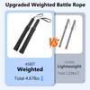 ASIEIT 2025 New Weighted Ropeless Battle Ropes for Home Gym,