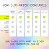 Sun Patch Hypoallergenic Sun-Screen Square Shaped Patches, 100% Silicone UPF-50