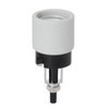 B&P Lamp Medium Base Phenolic and Unglazed Porcelain Socket with