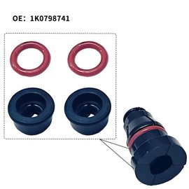 SANTUO Clutch Master Cylinder Gasket Seal Repair Kit - 1K0798741 Includes Radiator Mounting Rubber Grommets, Compatible with Various Vehicle Models, Easy Installation
