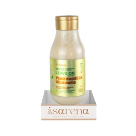 Isarena Beautyline's Manzanilla Classic Leave-In Hair Treatment, Thermal Protection & Repair, 550ml Vegan Antifrzz, Defrizante capilar, hidratacion, cabello seco termoprotector en crema Menta Hair