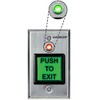 Seco-Larm Enforcer Push-to-Exit Plate, Illuminated with Timer (SD-7623-GSTQ)