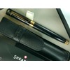 Sheaffer 300 Glossy black with Gold Trim Pen and Leather