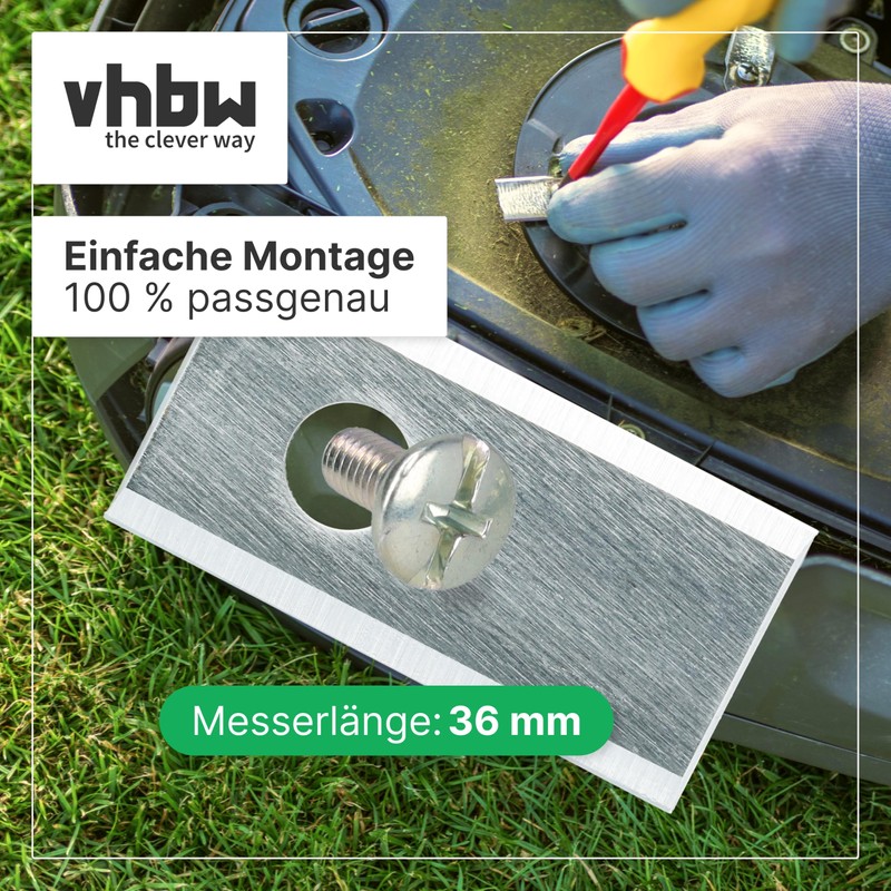 vhbw 30 x Replacement Blades for Kress KRE11004499000, 6924328318552 for