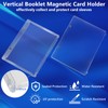 2-Pack Magnetic Card Holder Vertical Booklet Card Holder-175PT Magnetic Case