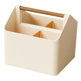 jojofuny Reusable Cosmetic Storage Case with Handle Versatile Desktop Makeup Organizer for Home Office Design for Easy Cleaning and Stylish Organization