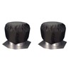 2 Pack Turbine Roof Vent Cover House, Black Roof Turbine