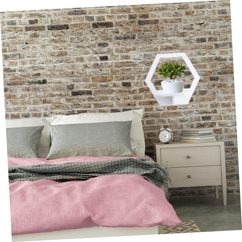 ABOOFAN Modern Wall Decorative Flower Stand Plastic Creative Shape Versatile