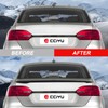 cciyu Black ABS Rear Spoiler Wing Accessories for 2012 2013