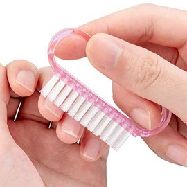 8 Pieces Nail Brush, Nail Cleaning Brush with Handle, Fingernail Exfoliating Cleaning Brushes, Manicure Dust Brush, Pedicure, Scrub Tool for Toes and Nails, Home and Garden Use