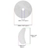 SPARES2GO Tumble Dryer Exhaust and Air Intake Filter Compatible with
