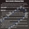 6 Inch Mini Chainsaw Chain – 1/4" LP Low-Profile .043