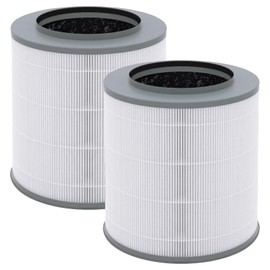 Leadaybetter 2 Pack 12030 True HEPA Replacement Filters，Compatible with Clorox Medium Room Air Purifier 11030 and 11031 & Smart Air Purifier with up to 1,000 Sq. Ft. Capacity,Part Number #12030