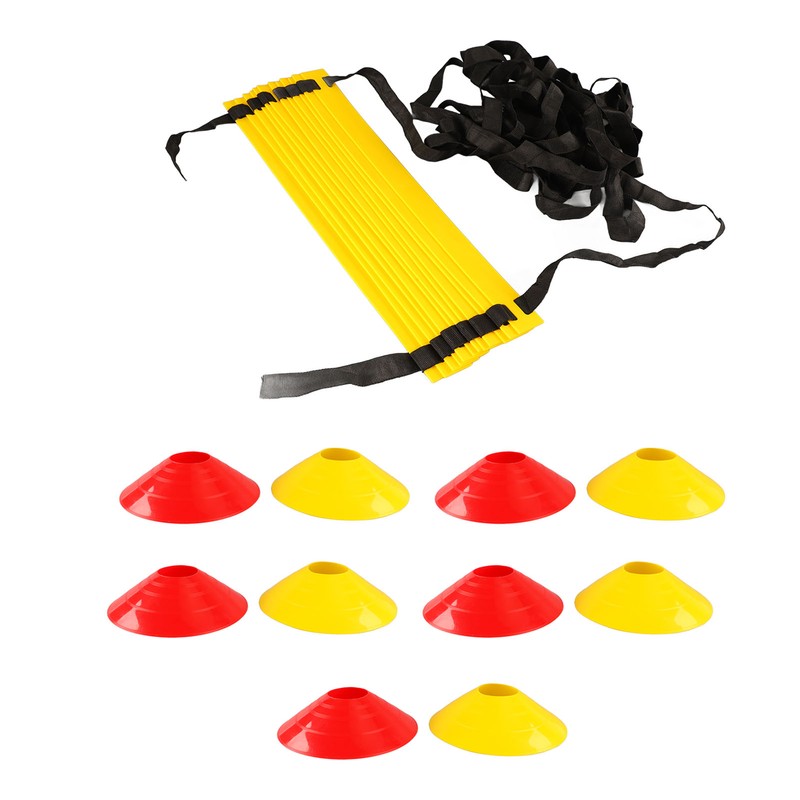 Speed Agility Train Kit Agility Football Ladder Soccer Cones Training