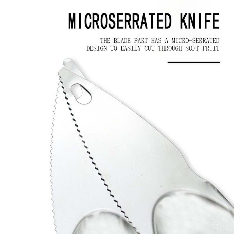 CVNRCLP 6-Piece Fruit Opener Set - Kiwi Spoon & Slicer