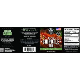 Pit Boss 40333 Maple Chipotle Rub Grill Spices, 11 Ounce (Pack of 1), Multicolored