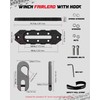 AMBULL Towing Winch Fairleads with Tow Hook, Upgrade Al Hawse