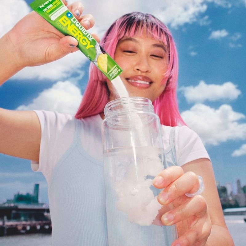 Liquid I.V. Sugar-Free Hydration + Energy Stick Packets | Blackberry