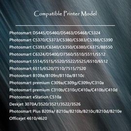 TG Imaging Compatible 564 XL Ink Cartridge Replacement for HP 564XL High Yield Black for Office Jet 4620 Photosmart 5510 5520 5525 6510 6520 7525 Deskjet 3520 3522 C311a C309a C309g (3 Pack,CN684WN)
