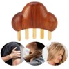 Rosewood Meridian Comb Wide Comb Teeth Reduce Stress Wooden Scalp