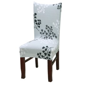 TEERFU Dining Room Chair Covers Slipcovers Set of 6, Stretch Removable Washable Dining Chair Protector Decoration Cover Seat Slipcover for Hotel,Ceremony,Banquet,Kitchen,Restaurant,Home