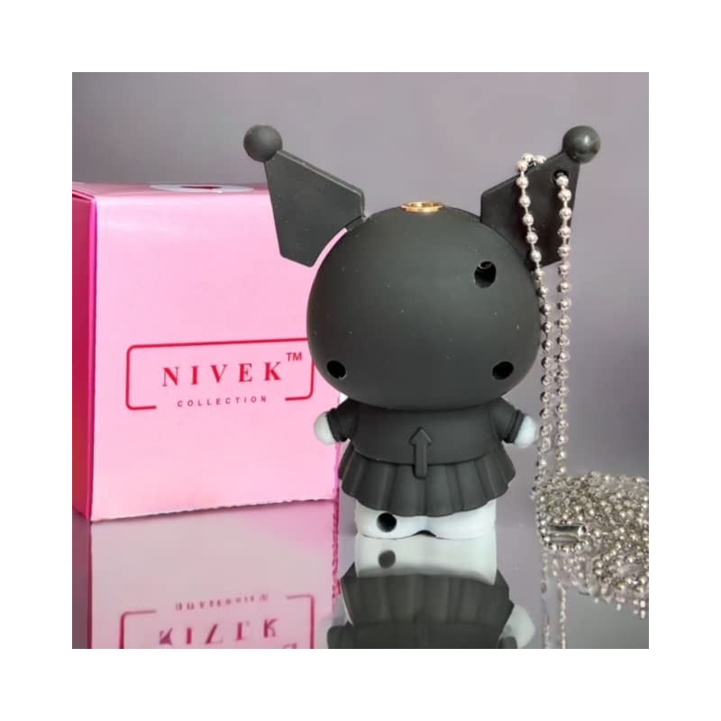 NIVEK Kuroomi Y2K Lighter Flame 3D Japanese Chain Necklace Jester