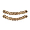 Brute Strength - Leather Drawer Pulls - Braided - Natural