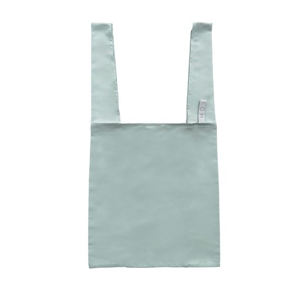 MOTTERU Kurlito Big Daily Bag, Eco Bag, Tote Bag, 7.5 gal (24 L) Stylish, Foldable, Cloth, Cute, Outdoor Gift, mint blue