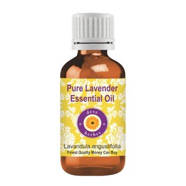 Deve Herbes Pure Lavender Essential Oil (Lavandula angustifolia) Steam Distilled 30ml (1 oz)