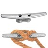 Laorde Dock Cleats 6 inch Galvanized Boat Cleats Cast Iron