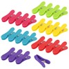 com-four® 24 x Sealing Clips for Bags - Plastic Sealing