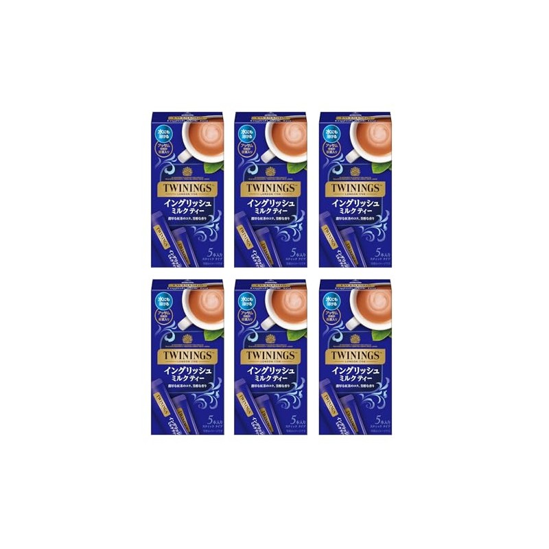 TWINNING English Milk Tea (13.8g×5P)×6 Boxes
