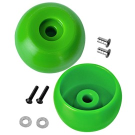 hopsupRC Upgrades Parts Side Wheel Replacement Lean Bar Wheels for LOSI 1/4 Promoto-MX Motorcycle RTR FXR(los06000)(los06002),Green