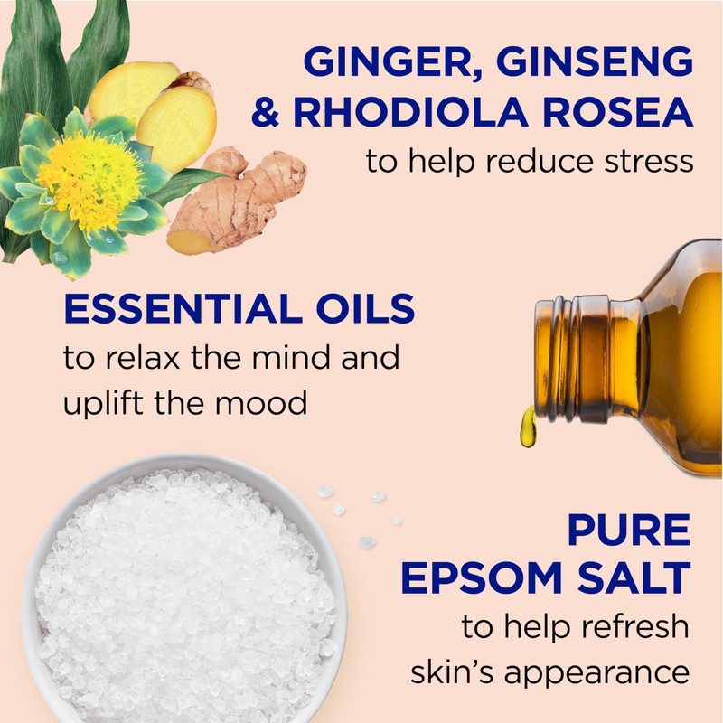 Dr Teal's Pure Epsom Salt Stress Relief with Ginseng &